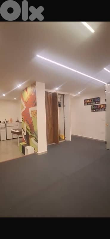 High Ground floor 110m Open space 1-2 bedrooms Hamra Sarolla Beirut thumbnail 4