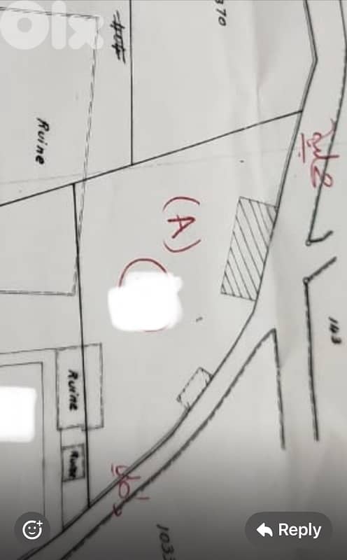 520m land zone 30/90 four floors building Kfarchima Baabda thumbnail 2