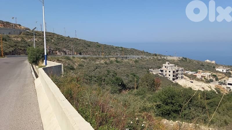 1540m Land zone 25/50 Sea View Eddeh Batroun 5 mins highway thumbnail 2