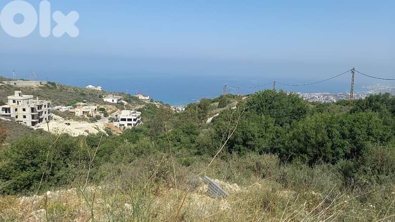 1540m Land zone 25/50 Sea View Eddeh Batroun 5 mins highway thumbnail 4