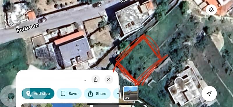 1210m land zone 35/75 Faitroun Mike Sport Ajaltoun Faraya Road thumbnail 2