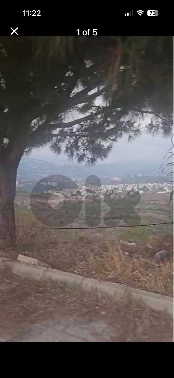 1064m land zone 25/50 Choueifat Amrousieh Mountain view thumbnail 2