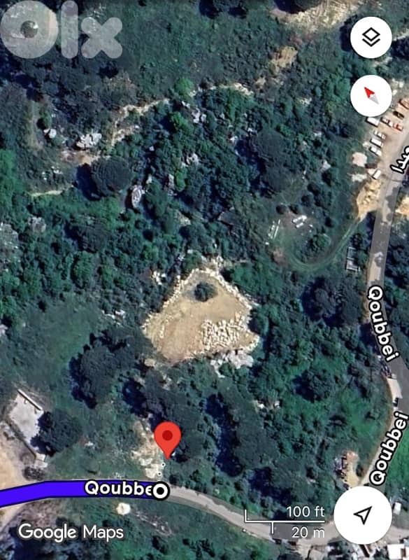 2300m land zone 25/50 Qobeih Suitable for Touristic or Bangallows thumbnail 2