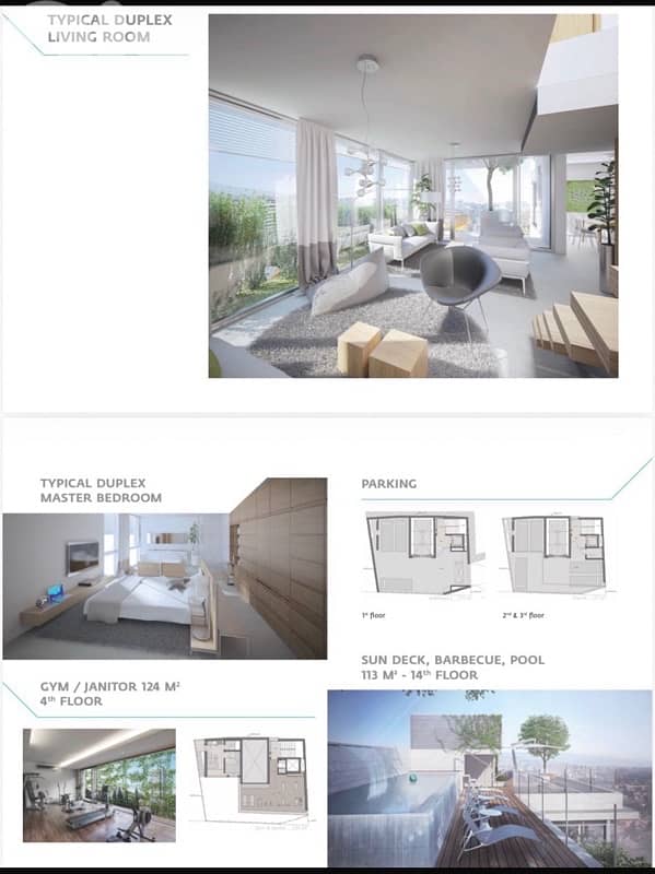 New Duplexes 237m 4Bedrooms+Parkings Achrafieh Nazareth Sodeco Beirut thumbnail 17