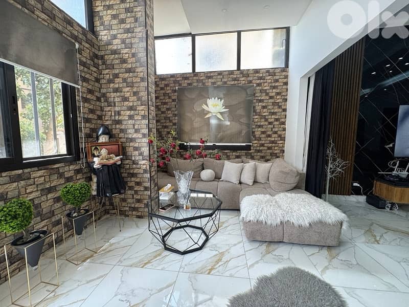 Ground floor 200m 3Bedroom+80m Terrace+Parking Mansourie Baladiye Metn thumbnail 3